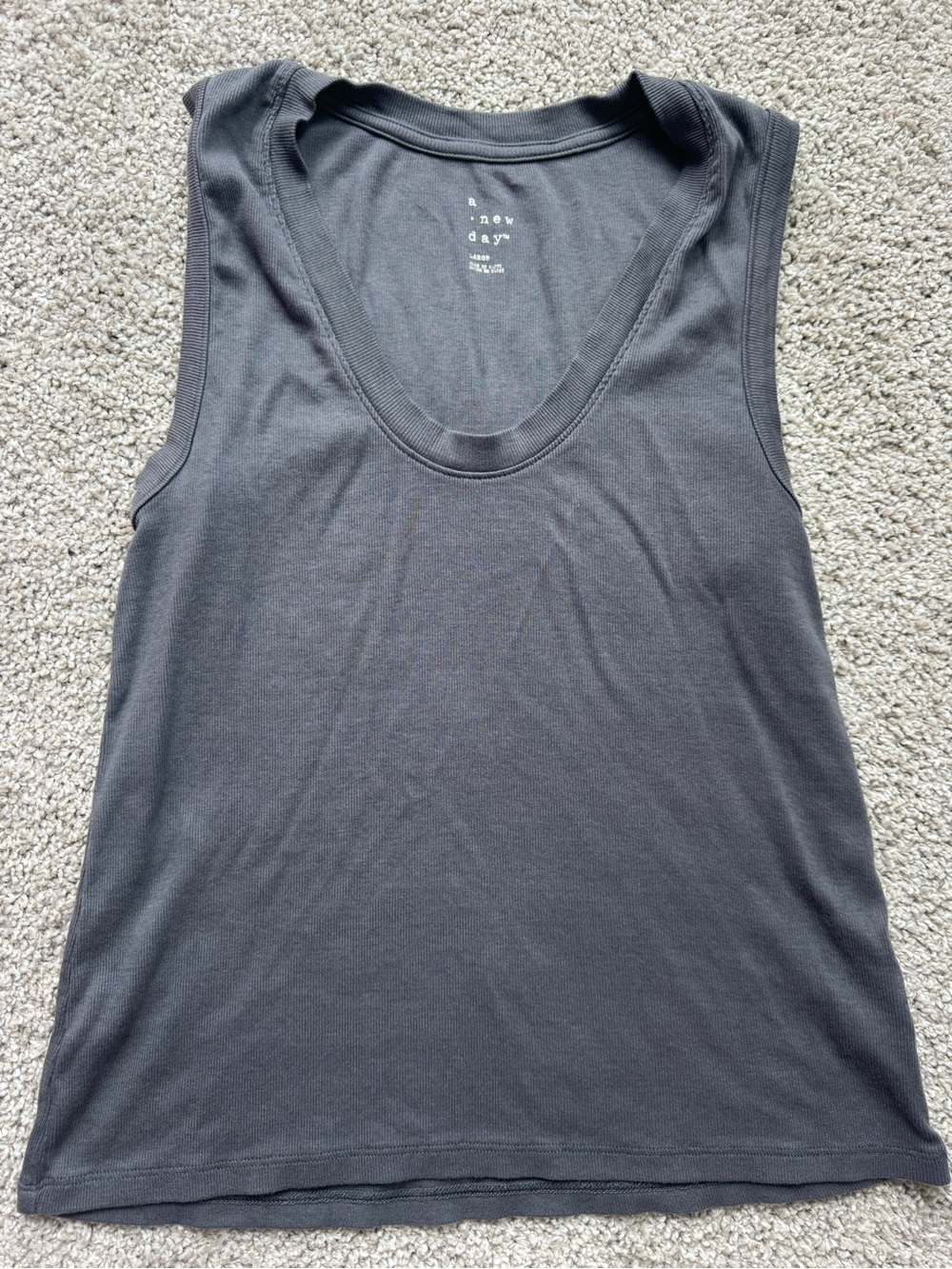 Women’s a new day dark gray tank - L